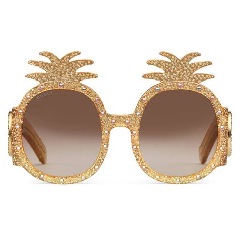 occhiali ananas gucci|Gucci Designer Glasses & Sunglasses for Women US .